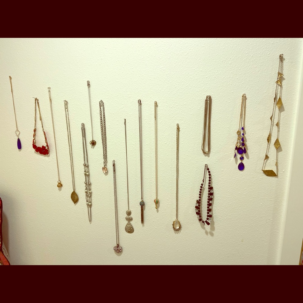 Huge variety of Necklaces.; Will sell separately